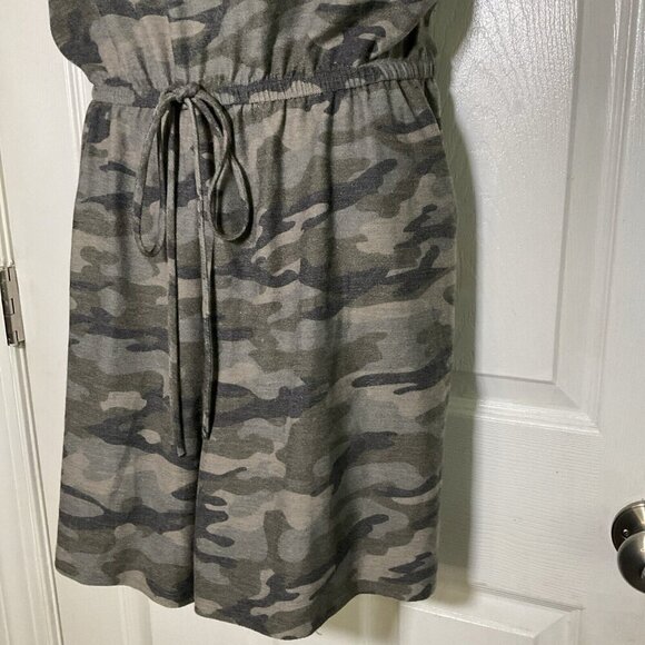 camo camouflage Romper Green Pockets Lightweight Loungewear Size 3XL Pockets - Picture 4 of 13